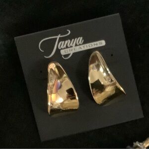 Tanya Creations Gold Earrings